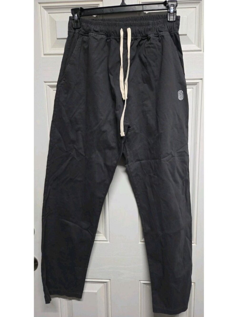 Mens Standard Issue Pants Size MEDIUM Gray Drawstring